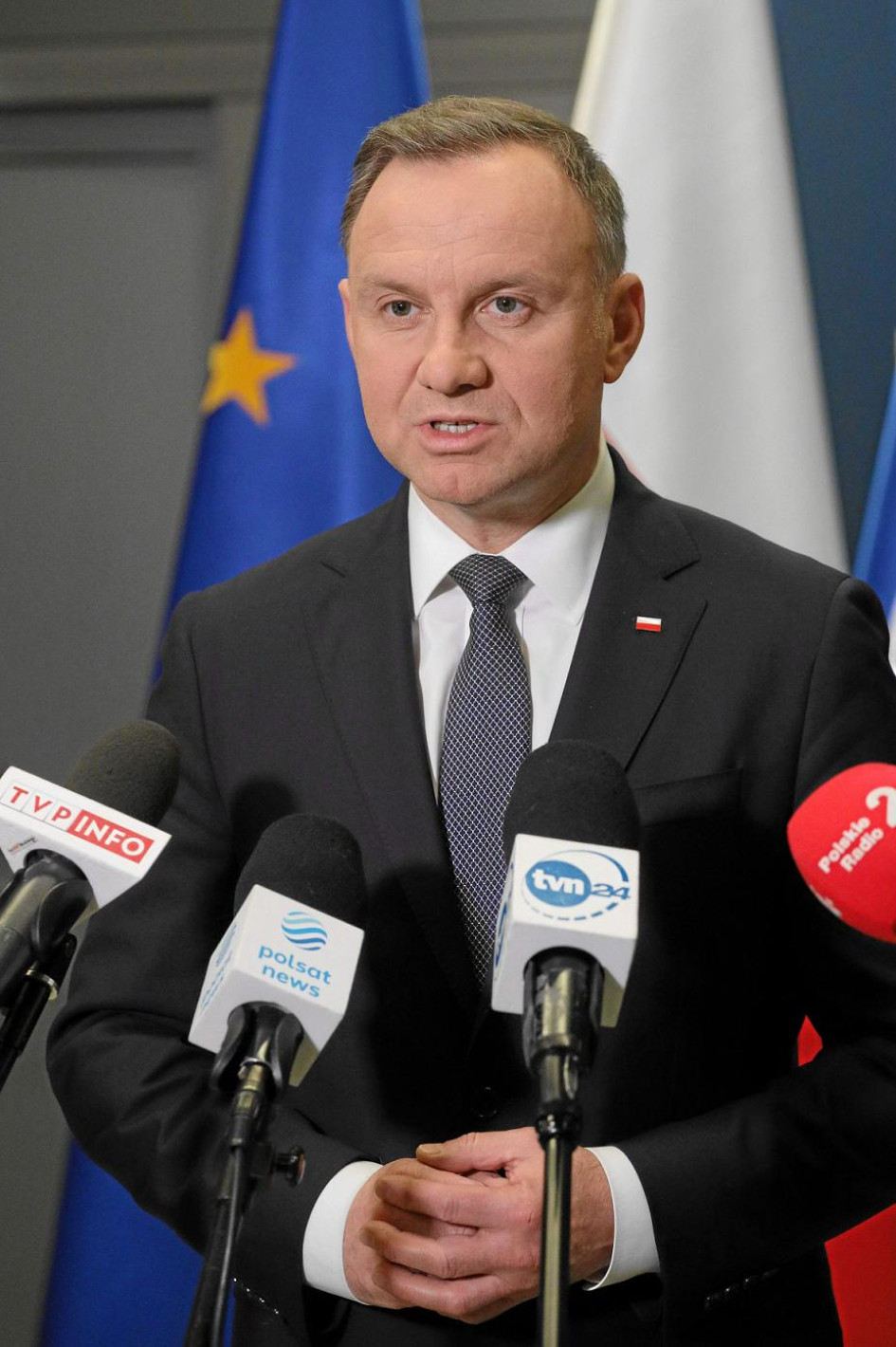 Foto | EFE | LA PATRIA Andrzej Duda, presidente de Polonia, pide tranquilidad a sus compatriotas.