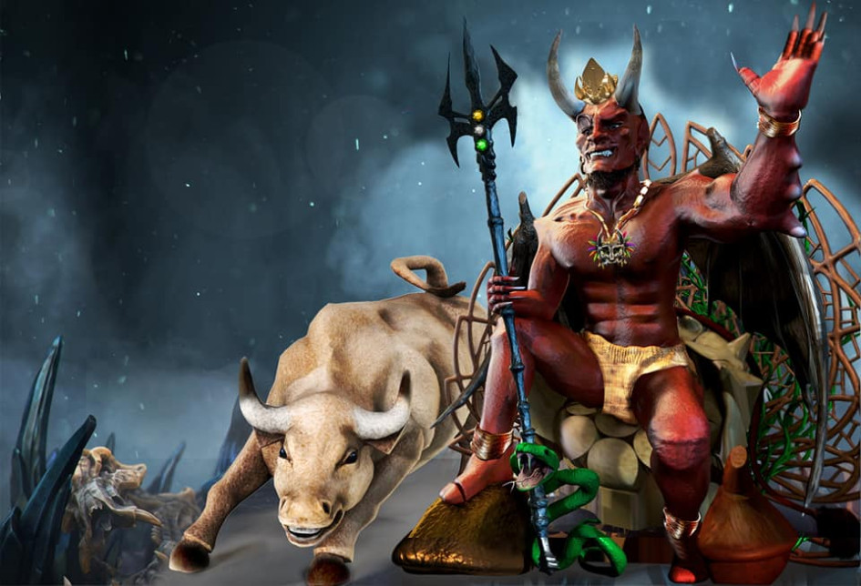 Efigie del diablo para el Carnaval del 2019, última edición celebrada en la Perla del Ingrumá. Efigie del diablo para el Carnaval del 2019, última edición celebrada en la Perla del Ingrumá.