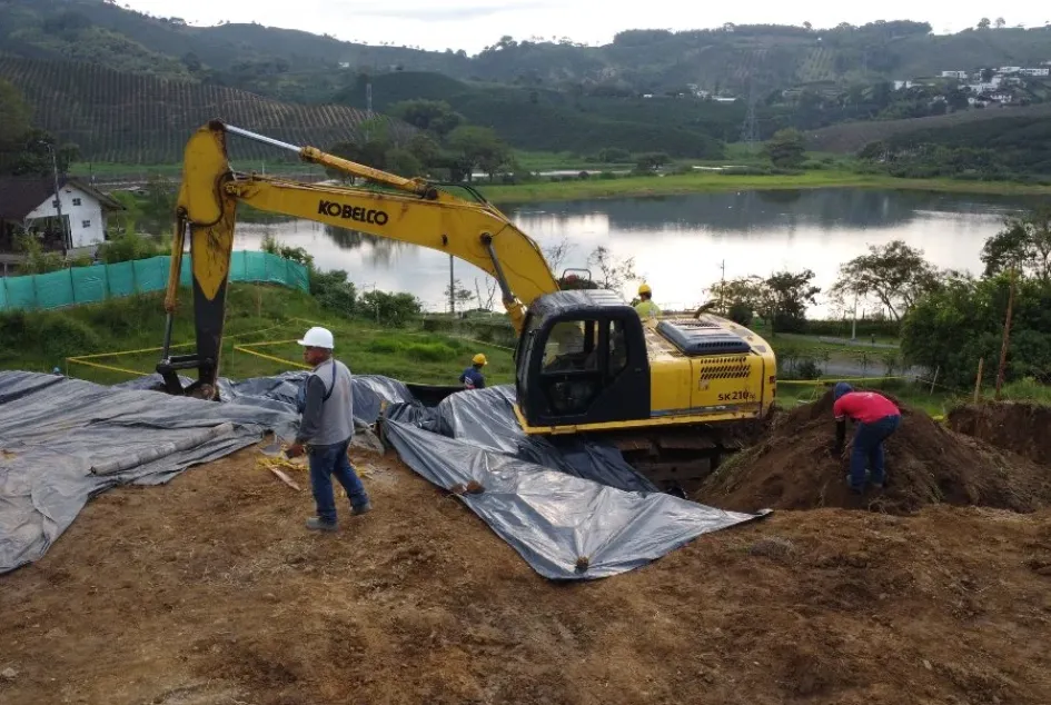 El Centro Internacional de Aguas Abiertas, en Chinchiná, es uno de los dos escenarios que se construye para los Juegos.