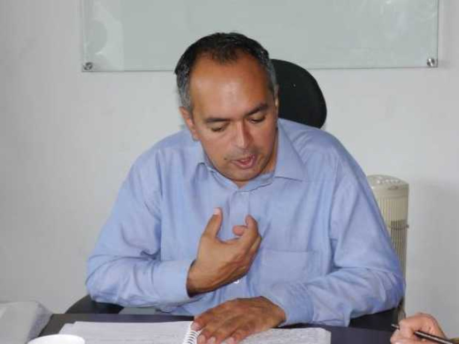 alcalde de Chinchiná, Eduardo Andrés Grisales