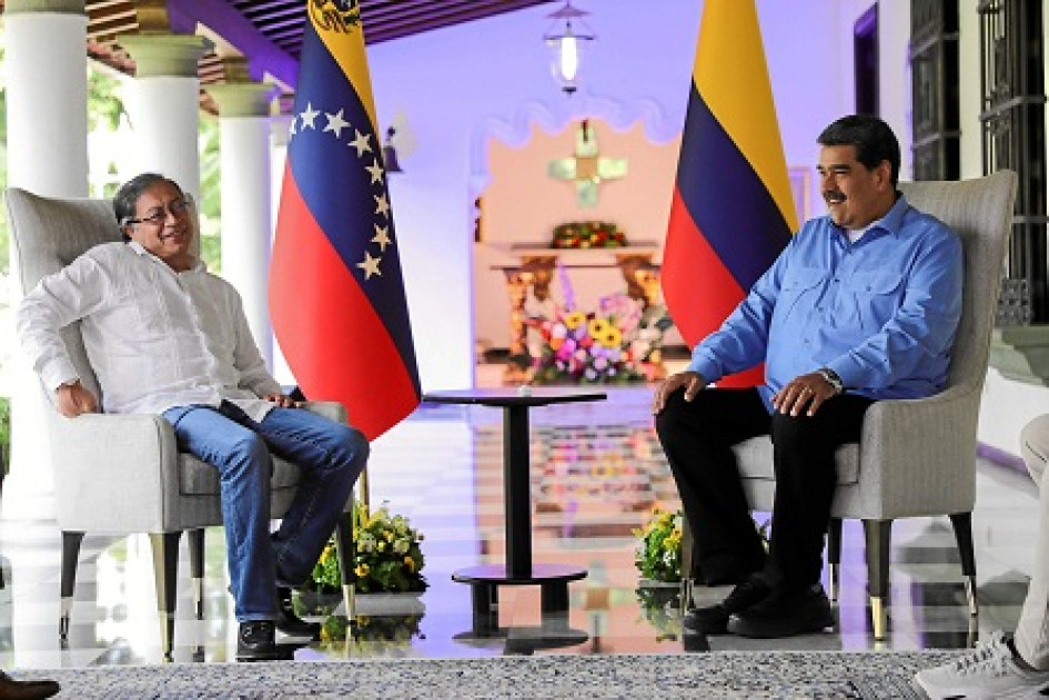 El presidente de Colombia, Gustavo Petro, desde que llegó al poder se ha reunido cuatro veces con su homólogo venezolano, Nicolás Maduro. El presidente de Colombia, Gustavo Petro, desde que llegó al poder se ha reunido cuatro veces con su homólogo venezolano, Nicolás Maduro.