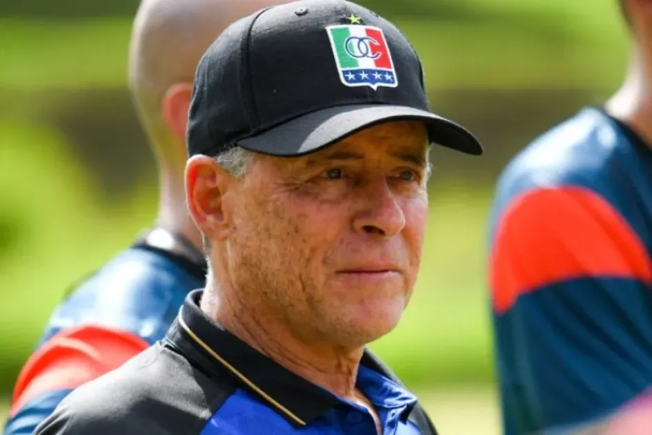 Pedro Sarmiento, entrenador Once Caldas Pedro Sarmiento, entrenador Once Caldas
