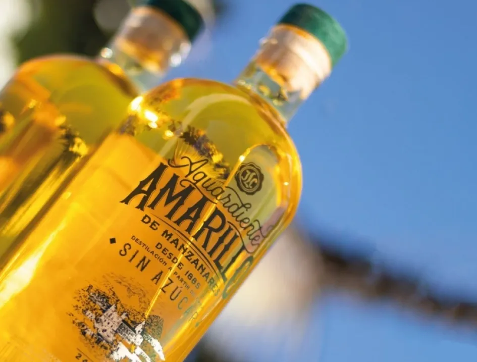 Aguardiente Amarillo de Manzanares. Aguardiente Amarillo de Manzanares.