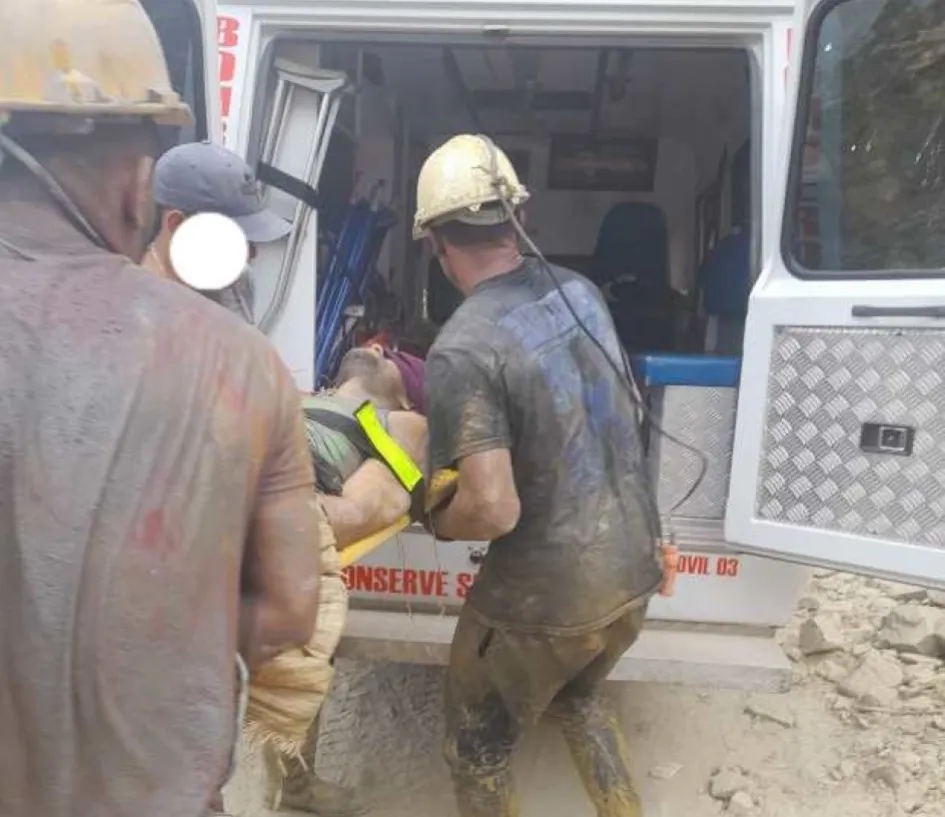 Accidente con explosivos. Accidente con explosivos.