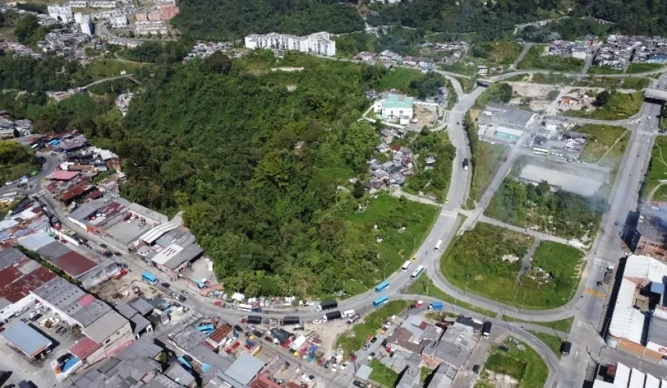 Comuna San José de Manizales Vista aéra de barrios de la Comuna San José.