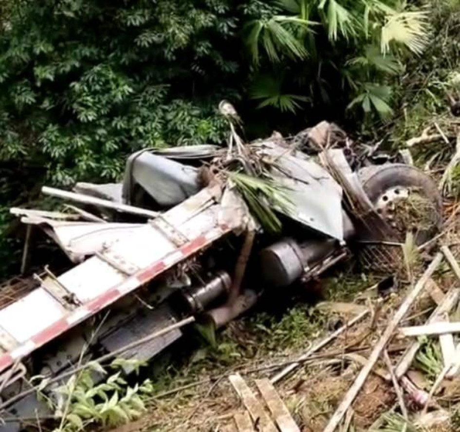 El accidente reciente. El accidente reciente.