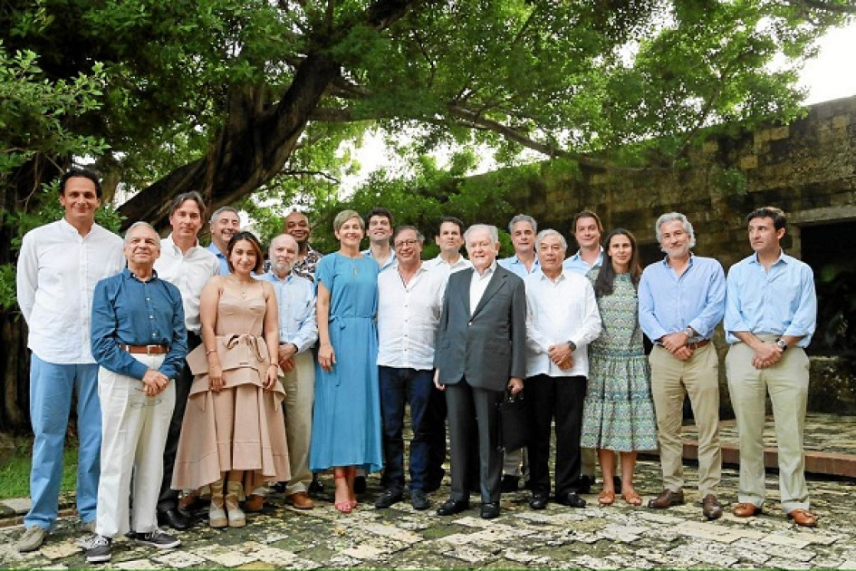 FOTO | PRESIDENCIA.GOV | LA PATRIA Esta es la primera reunión que sostiene el presidente, Gustavo Petro, con los principales empresarios del país. FOTO | PRESIDENCIA.GOV | LA PATRIA Esta es la primera reunión que sostiene el presidente, Gustavo Petro, con los principales empresarios del país.