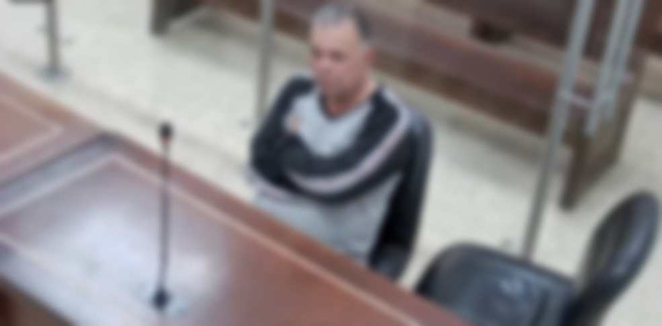 Fabio, el procesado, en la audiencia. Fabio, el procesado, en la audiencia.