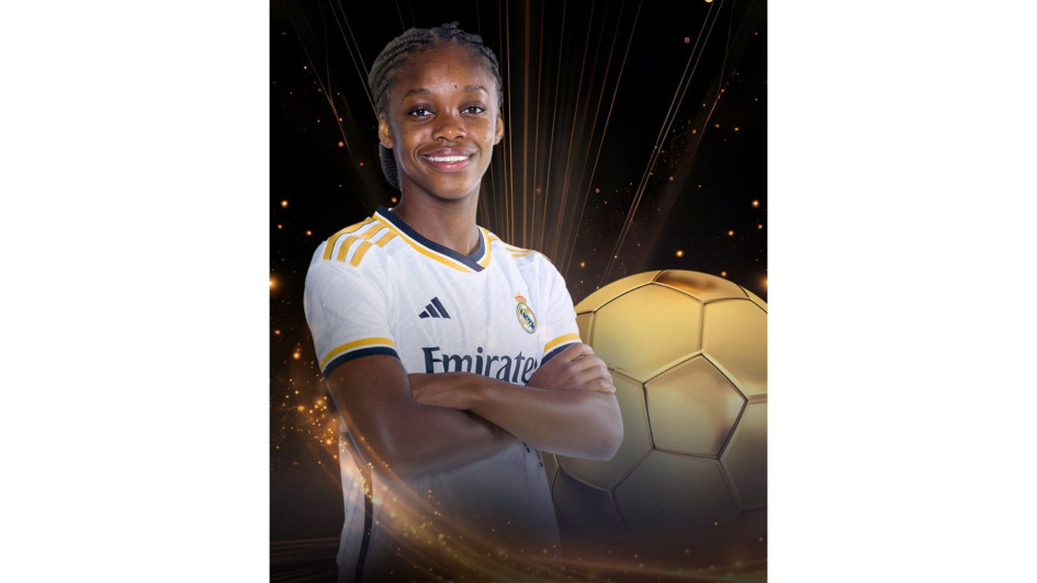 La jugadora del Real Madrid Linda Caicedo recibió este viernes el Golden Girl, entregado por el diario italiano Tuttosport. La jugadora del Real Madrid Linda Caicedo recibió este viernes el Golden Girl, entregado por el diario italiano Tuttosport.
