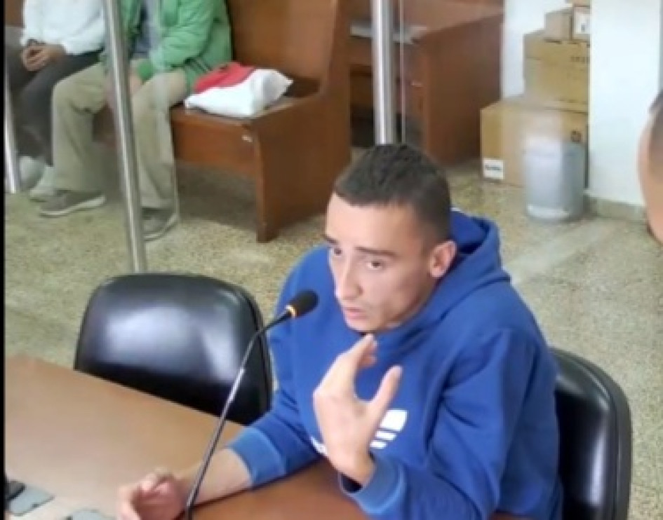 Milton Steven Henao Palacio, de 25 años,