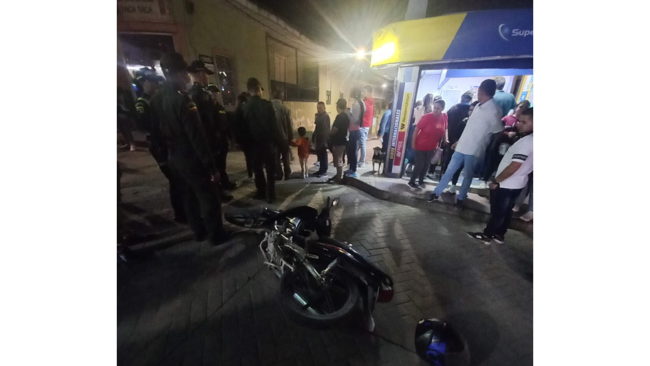 El choque ocurrió en el cruce entre la carrera 4 y la calle 5 de Pácora.