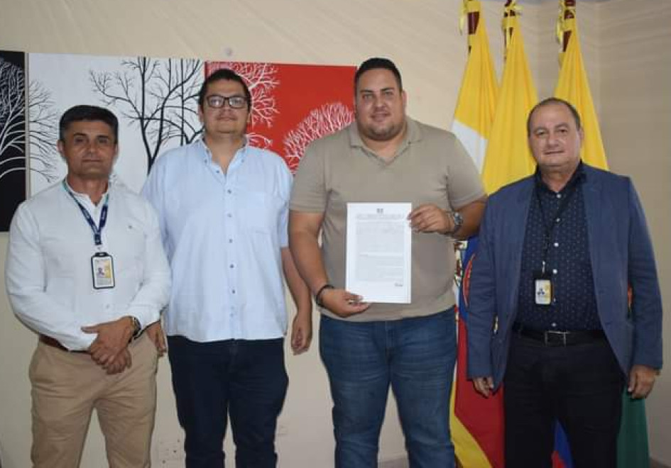 Reunión entre la Alcaldía de Pácora y la FIscalía para tener una sede de esta última en el municipio. Sede de la Fiscalía en Pácora (Caldas)