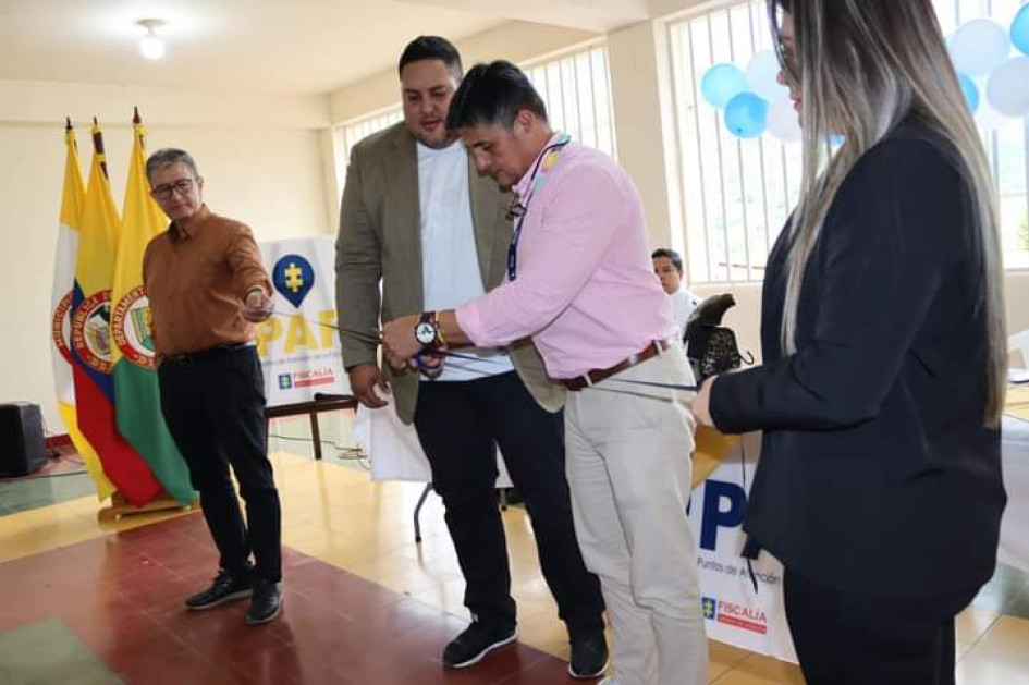 Inauguración del Punto de Atención de la Fiscalía en Pácora (Caldas). Inauguración del Punto de Atención de la Fiscalía en Pácora (Caldas).