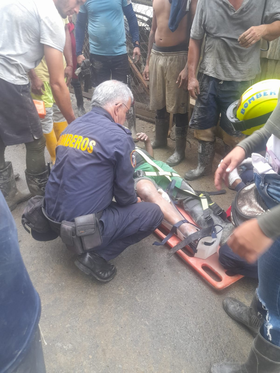 Bomberos atendió el caso. Bomberos atendió el caso.