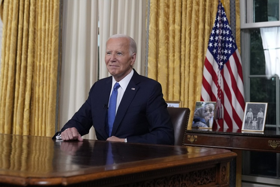 FOTO | EFE | LA PATRIA Joe Biden desde el Despacho Oval explicó su decisión de retirarse de la carrera por la reelección. Joe Biden desde el Despacho Oval explicó su decisión de retirarse de la carrera por la reelección.