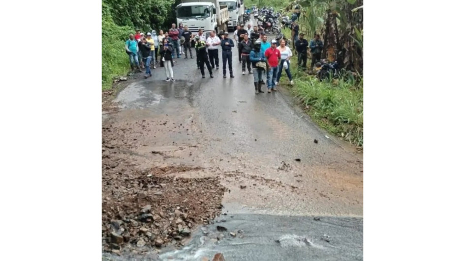 El 40% de las carreteras de Quinchía, principalmente las terciarias, están afectadas por las lluvias. El 40% de las carreteras de Quinchía, principalmente las terciarias, están afectadas por las lluvias.
