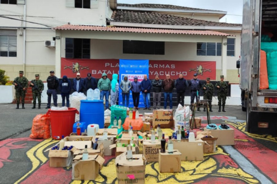 La banda, el día de la captura.