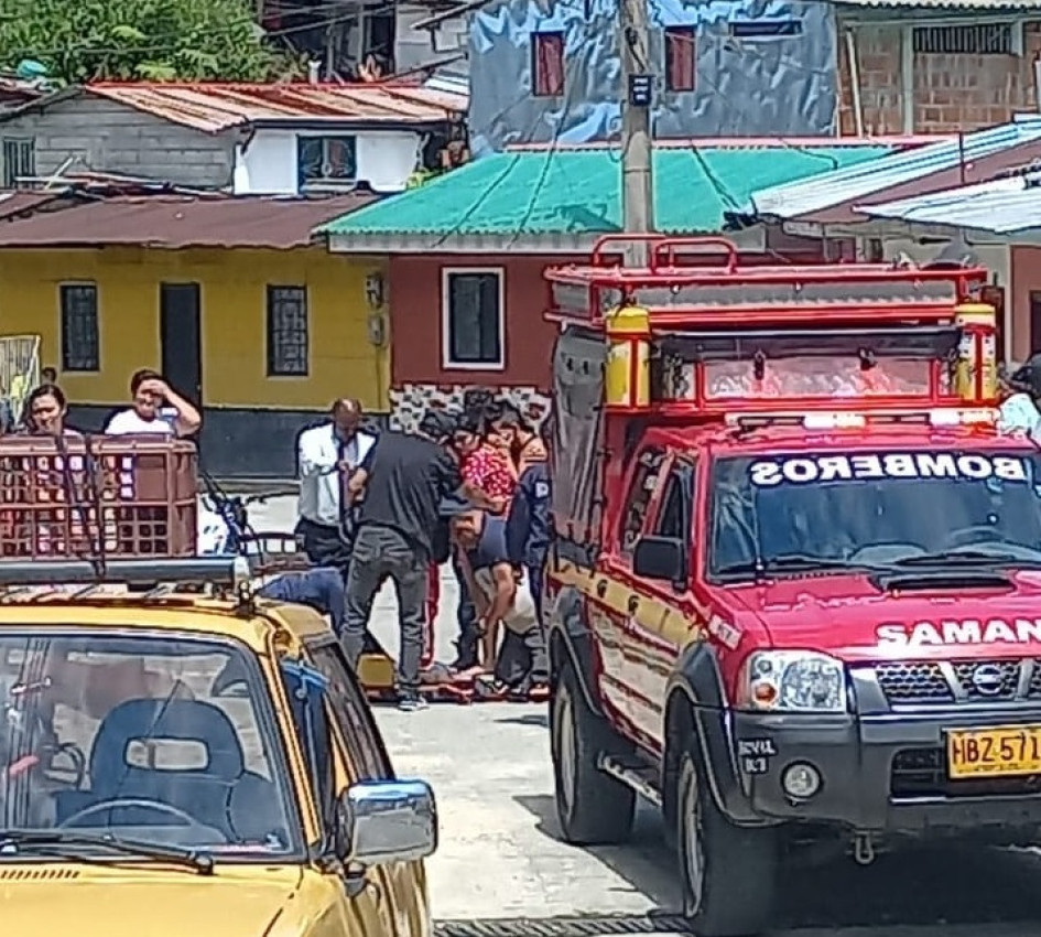 Sitio del accidente. Sitio del accidente