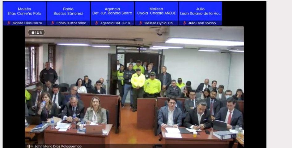 La audiencia. Foto LA PATRIA. La audiencia. Foto LA PATRIA.