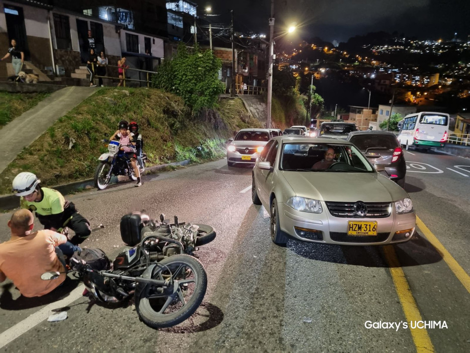 El accidente ocurrió frente al barrio El Paraíso. El accidente ocurrió frente al barrio El Paraíso.