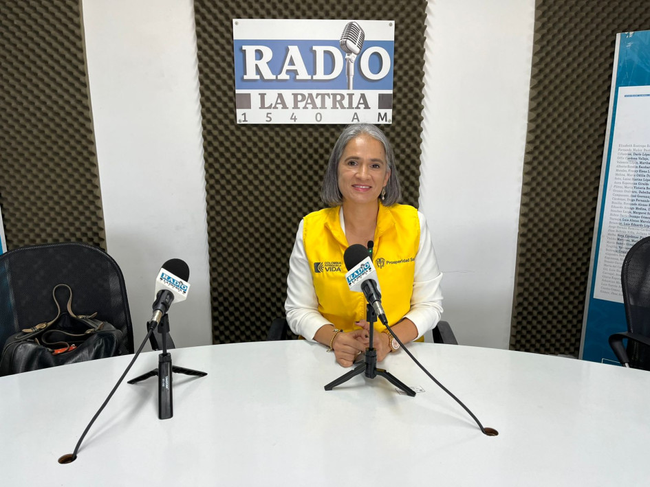 Luz Ángela Marín Loaiza, directora regional de Prosperidad Social en Caldas.