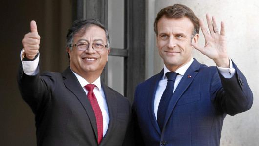 Macron da su apoyo a Petro para el proceso de paz total