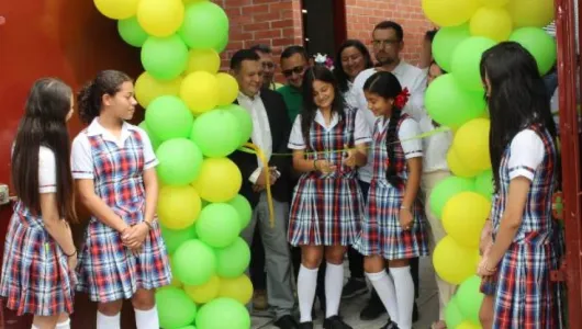 En Norcasia (Caldas) celebran obras del colegio, concluidas 7 años después de iniciadas 