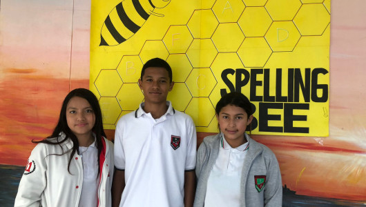 Estudiantes de Bosques del Norte se preparan para el Spelling Bee