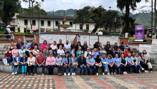 Docentes del norte de Caldas protestaron en Salamina por el nuevo modelo de salud