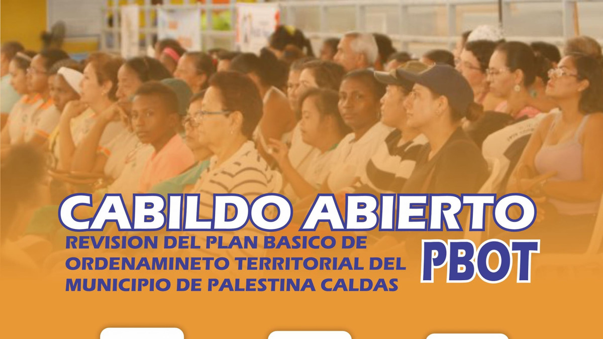 El Concejo de Palestina convocó a un Cabildo Abierto para revisar el Plan Básico de Ordenamiento Territorial del municipio.