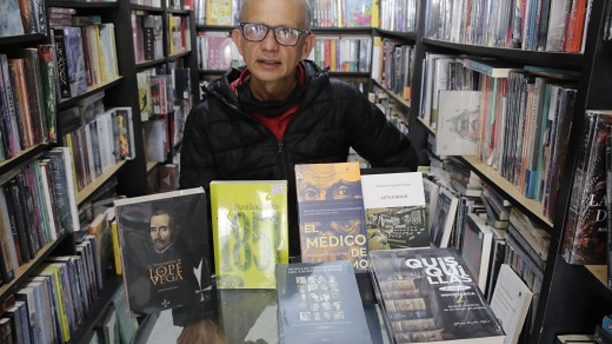 Leonel Orozco, propietario de la librería Leo Libros, quien falleció este domingo en Manizales luego de sufrir un accidente en una finca.