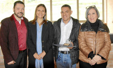 Gonzalo Taborda Ocampo, Patricia Salazar Villegas, vicerrectora de Proyección Universitaria y Luis Fernando Gutiérrez Mosquera. Gonzalo Taborda Ocampo, Patricia Salazar Villegas, vicerrectora de Proyección Universitaria y Luis Fernando Gutiérrez Mosquera.