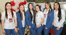 Valentina Bayer Arcila, Juliana Zapata Rodríguez, María Fernanda Hernández, Valentina Valencia, Adriana Lucía Calderón y Camila Sánchez Agudelo.