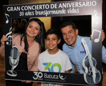 Maryory Aguirre, Gerónimo Castro y Jesús Castro.