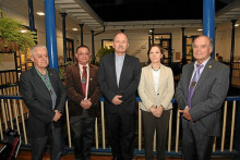 Fabio Vélez Correa, Angel María Ocampo Cardona, Gonzalo Duque Escobar (Nuevo Académico), Luz Helena Bernal Y Albeiro Valencia Llano.