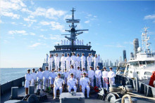 El marino Caldense oriundo de Anserma y ex alumno del Colegio San Carlos, JORGE MARIO SÁNCHEZ GARCÍA, ha sido ascendido al grado de Capitán de Navío de la Marina de Guerra de Colombia con el decreto número 2352 de fecha 29 de Noviembre/2022 del Ministerio de Defensa Nacional; sus padres, hermanos, amigos y paisanos nos regocijamos con esta distinción y le auguramos futuros éxitos en su carrera naval