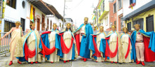 Fotos| Freddy Arango | LA PATRIA Integrantes de la cuadrilla Camino de Luces y Sombras: Santiago Rosso, Sara Gertrudis Trejos, Laura Marcela Mejía, Juana Valentina Garnert, Fabián Valverde, Liliana Morales, Zulma Zahara, Diana Eugenia Bartolo, Esteban Zapata y María José González.