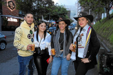 Jonathan Cuervo, Camila Gómez, Mónica Ríos y Jenny Ríos, visitantes de Bogotá. Jonathan Cuervo, Camila Gómez, Mónica Ríos y Jenny Ríos, visitantes de Bogotá.