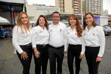 Pesrsonal del Hemocentro del Café: Mónica Rivera Alzate, Diana Marcela Alarcón, Jesús David Pinzón, Diana Echeverry Hoyos y Claudia Patricia Santa.