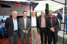 Óscar Sanint, Germán Maldonado, Jaime Eduardo Zuluaga, Juan Carlos Quintero y Daniel Hurtado. Óscar Sanint, Germán Maldonado, Jaime Eduardo Zuluaga, Juan Carlos Quintero y Daniel Hurtado.
