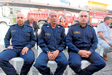 Heiler Velásquez, Antonio Londoño y Andrés Aristizábal.