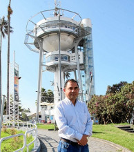 Andrés Murillo Ossa, administrador del mirador Torre de Chipre.