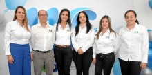 Tatiana López, Diego Salgado; Lina María Ramírez, presidenta ejecutiva Cámara de Comercio; Sandra Salazar, Martha Serna y Natalia Vélez. Tatiana López, Diego Salgado; Lina María Ramírez, presidenta ejecutiva Cámara de Comercio; Sandra Salazar, Martha Serna y Natalia Vélez.