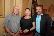 William Gómez, Claudia Sánchez Carrasquilla y José Fernando Londoño Meza. William Gómez, Claudia Sánchez Carrasquilla y José Fernando Londoño Meza.