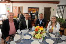 Álvaro Hernando Gallego, Julio César Orozco, Fabián Giraldo Trejos y Dora Inés Grisales Gallo.