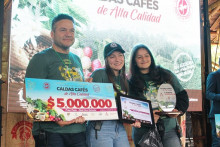 En la Categoría Hacia Otros Horizontes resltaron a Ivanov, Emilia e Isabella Castellanos de café Tío Conejo.