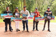 En la categoría Un Paso Adelante premiaron a Juan Manuel Valencia, Gladys Elena Foronda, Hermes Álvarez Mejía, Luis Uriel Álvarez y Andrés Mauricio Vargas. En la categoría Un Paso Adelante premiaron a Juan Manuel Valencia, Gladys Elena Foronda, Hermes Álvarez Mejía, Luis Uriel Álvarez y Andrés Mauricio Vargas.