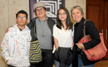 Luis Herrera Grisales, Patricia Grisales, Luciana Rivas López y María Nelly Morales.