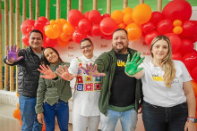 Fernando Orozco, Libeth Olaya, Liliana Zuluaga, Héctor Bulla y Angélica Ramírez.