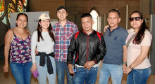 Amanda Calvache, Alejandra López, Brayan Zorro, Alexandra Castaño, Onofre Mera y Sandra Mazo, turistas de Cali. Amanda Calvache, Alejandra López, Brayan Zorro, Alexandra Castaño, Onofre Mera y Sandra Mazo, turistas de Cali.